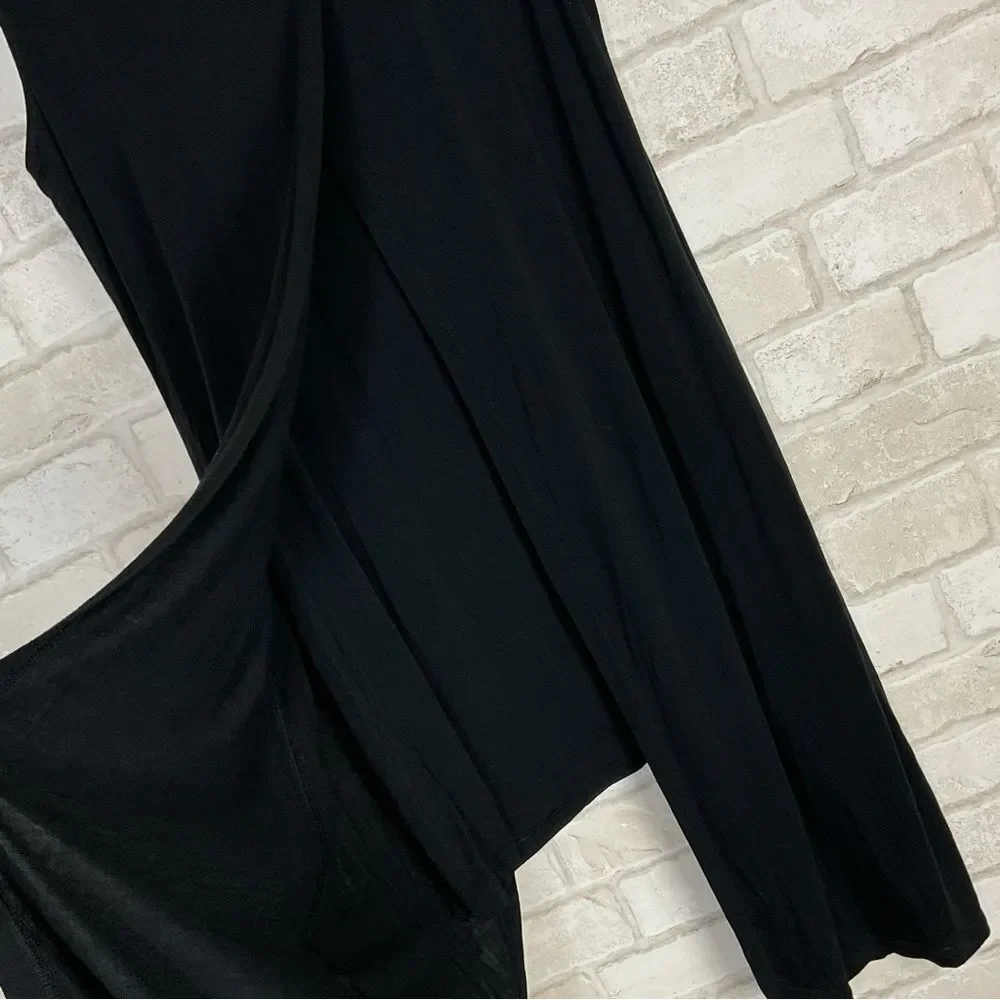 CAbi Beyond Tee Black Sleeveless Tunic Top Size S